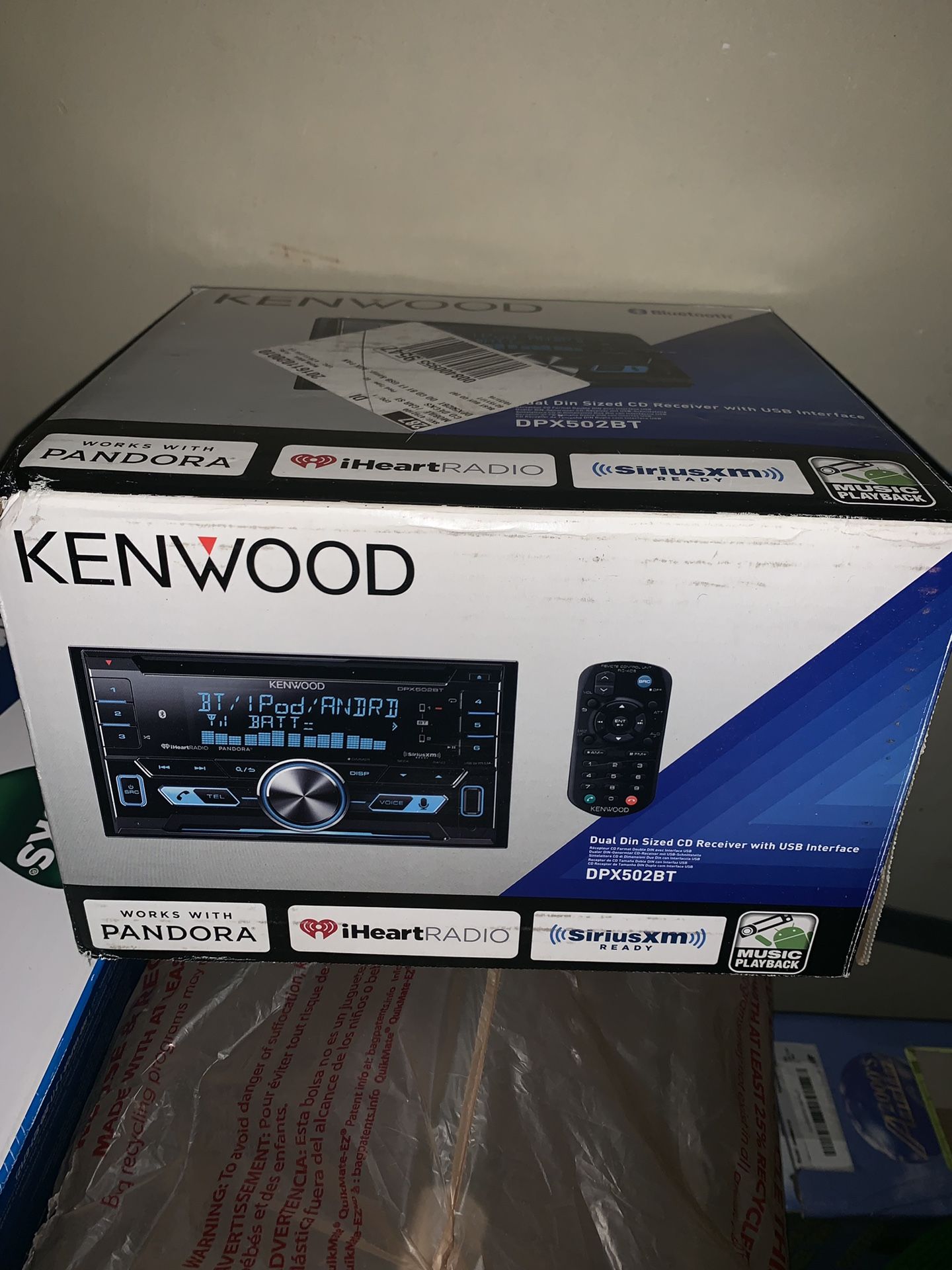 kenwood radio DPX502BT