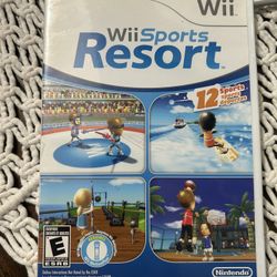 Wii Sports Resort Game With Og Case And Manual