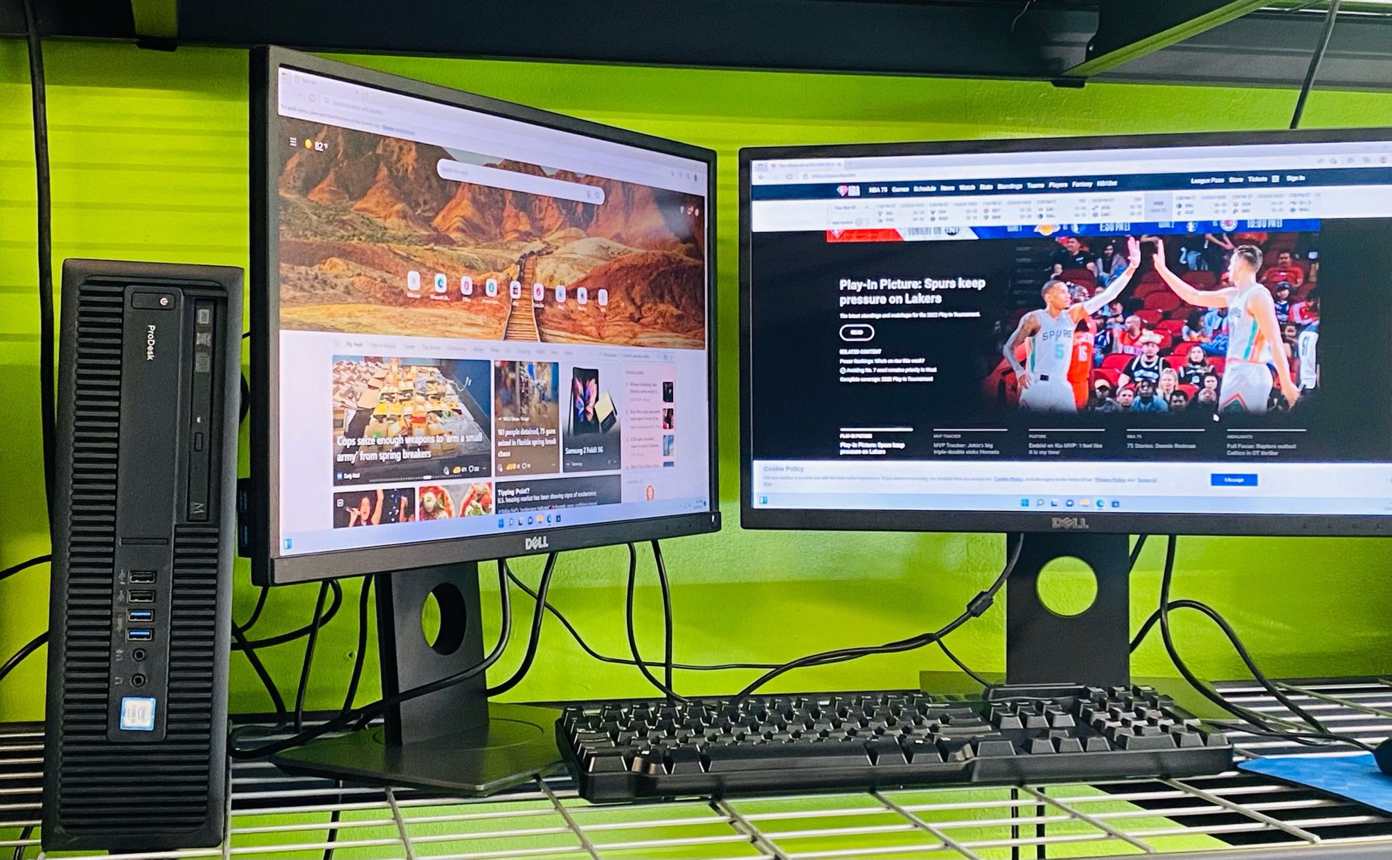 💥DESKTOP COMPLETE SET✔️ Dual Screen 👍🏽💥