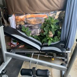 Commercial Heavy Duty Adjustable Weight Bench With Legs Attachment And Rack