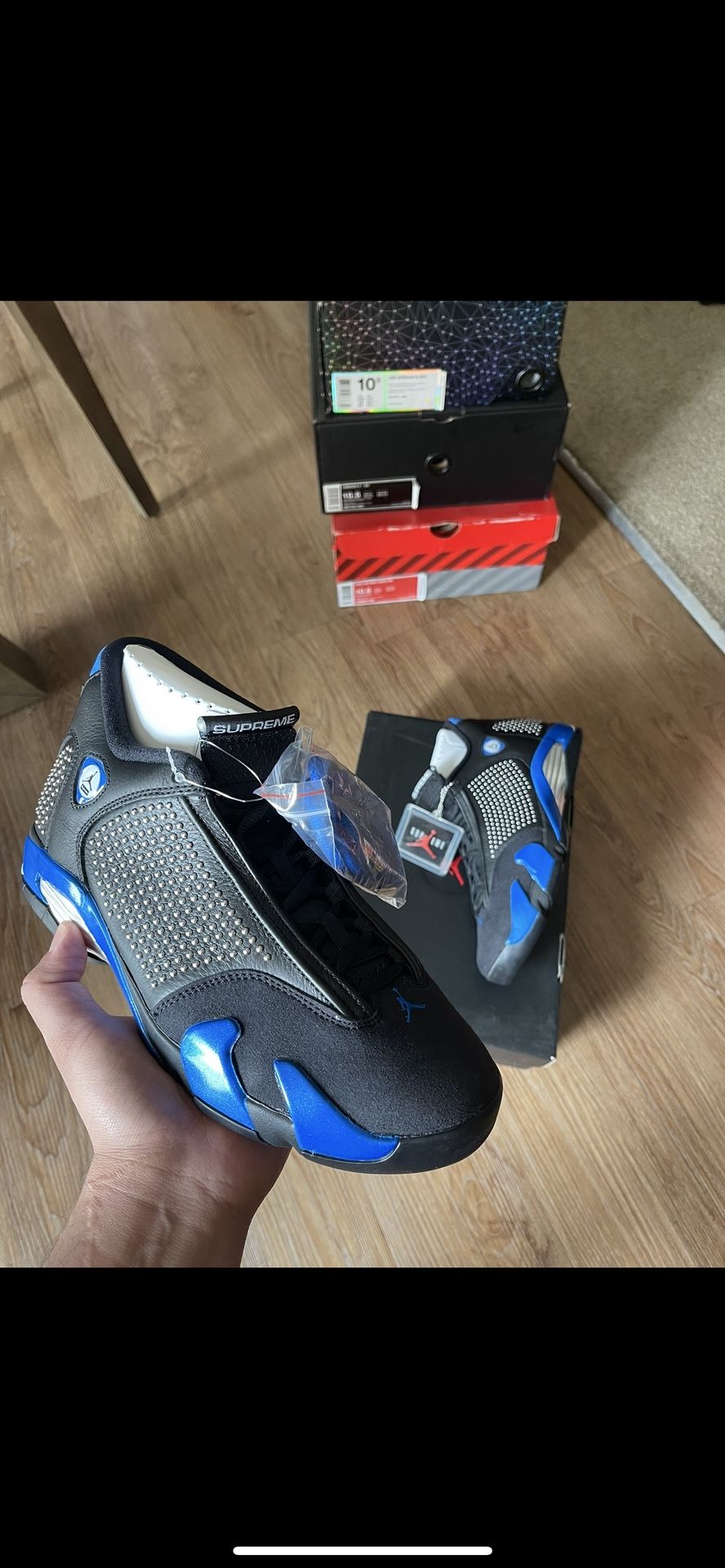 Jordan 14 Retro “Supreme” – Size 8.5