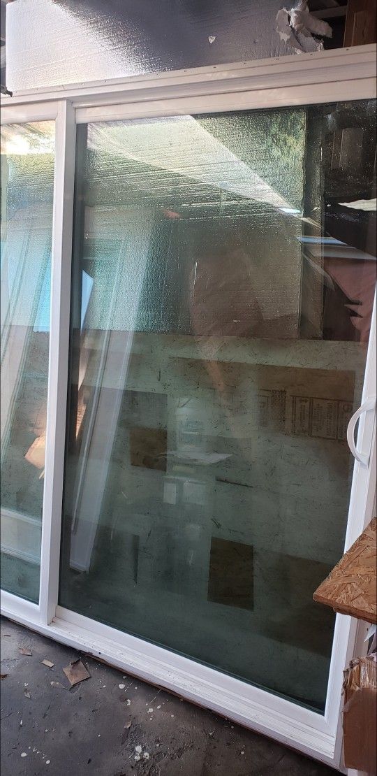 Exterior Sliding Patio Door 96x80 Right Hand New Construction
