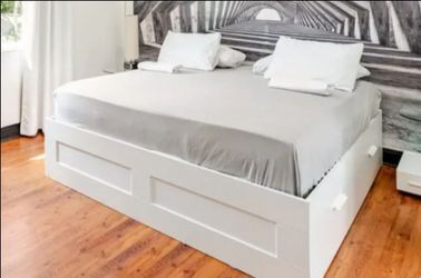 King Size bed - with mattress included fir extra $150