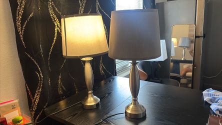 Lamp set ( Silver finish Touch lamps)