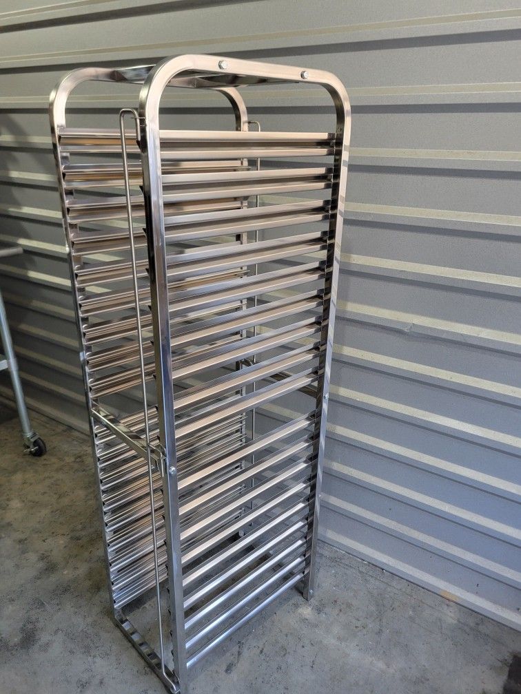 Winco SRK-36 stainless steel steam table pan rack