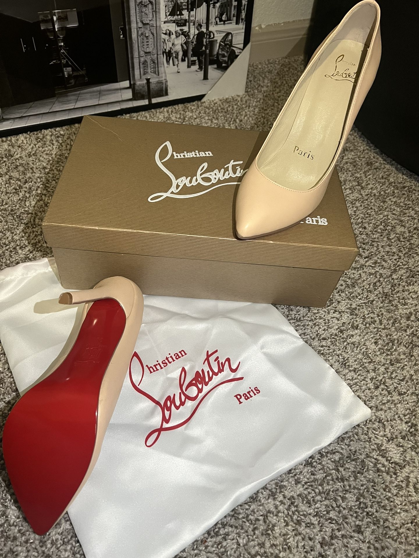 Woman’s Red Bottom Heels