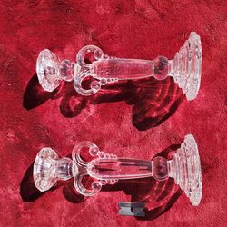 Antique candle holders