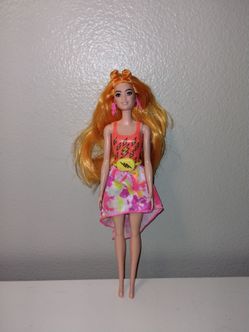 Barbie Color Reveal Neon Tie-Dye Doll (Model #HCC67) 2021 EUC
