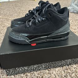 Jordan 3 Black Cat 5.5y