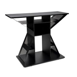 Atlantic Modern/Contemporary Black TV Stand (Accommodates TVs up to 40-in)
