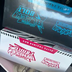 Pokemon card black bolt and white flare etb