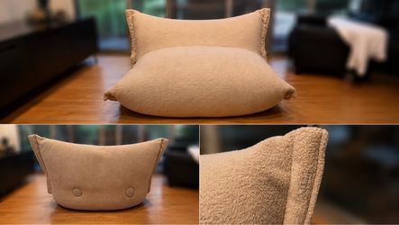 Fatboy BonBaron Sherpa Lounge Chair – Ecru – Excellent Condition