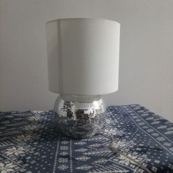 Silver Glass Ball Lamp – Modern Decorative Lamp