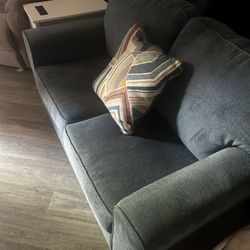 Blue Loveseat Couch