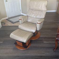 Reclining Glider Chair With Gliding Ottoman
