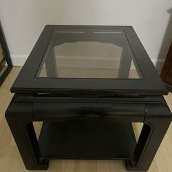 Black End Table