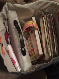 Loads of scrap booking items