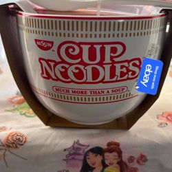 Silver Buffalo Nissin Classic Cup Noodles Logo Much More than a Soup Ceramic Ram