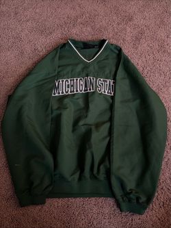 VTG Michigan State Pullover Windbreaker Jacket