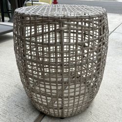 Four Hands Outdoor Drum Side Table 