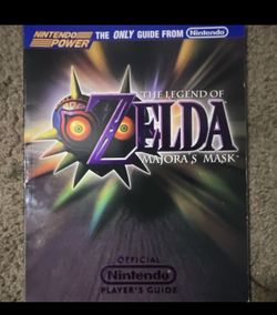 Nintendo Power Legend of Zelda Majora Mask Guide Book