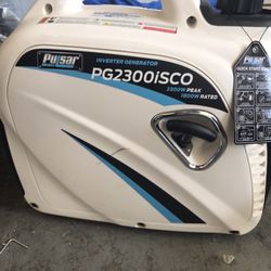 Generator 2300 Watts By PUlSAR  Inverter So Very Quiet Perfect For Home Or Camping Sold In Van  Nuys $395 