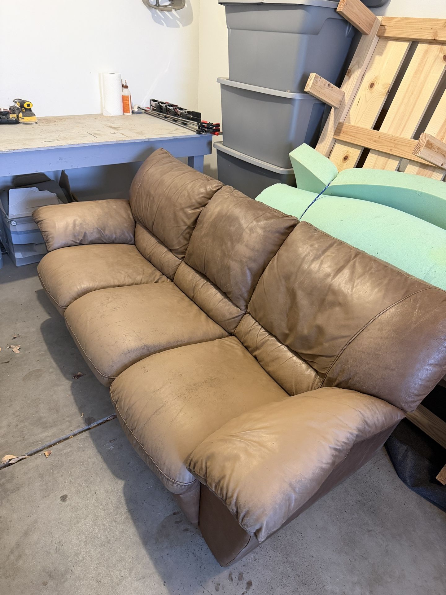 Make An Offer - Genuine Leather Couch