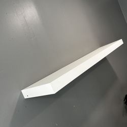 Floating White Shelf