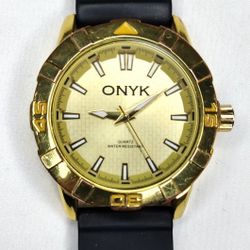ONYK Gold Plated Dress Watch WORKING