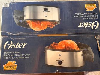 Oster 20-Quart Stainless Steel Roaster Oven (Pristine Condition + Box)