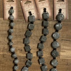 Ceramic Beads - FOUR 7” Strands (3 different styles)