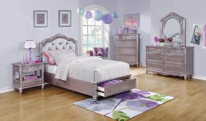 Twin Metallic Bed with Storage Drawer! Lowest Prices Ever!