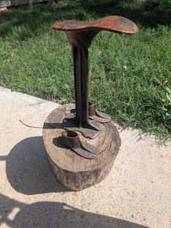 Antique shoe repair stand
