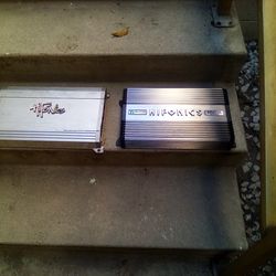 Hifonics Amplifiers/D-Class 2200watts W 2)12" Subs (Infinity)&  4Ch800w $450All// Obo
