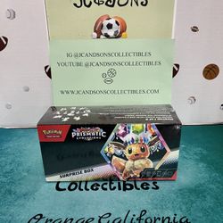 POKEMON TCG SCARLET & VIOLET 8.5 PRISMATIC EVOLUTIONS SURPRISE BOX NEW SEALED