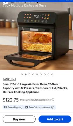 FANRUINA 12-in-1 Large Air Fryer Oven