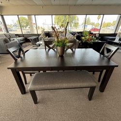 6 Pc Dining Table 