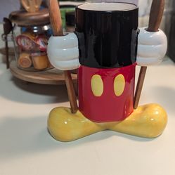 Disney Parks Mickey Mouse Kitchen Utensil Holder.
