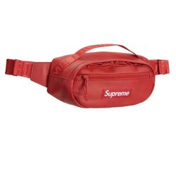 Supreme leather Waist Bag 