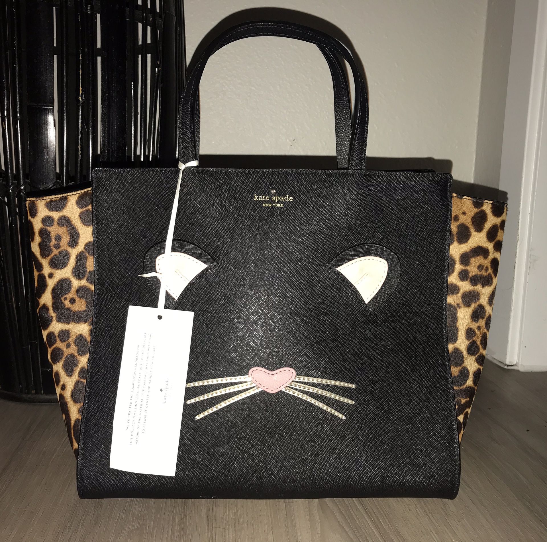 Authentic Kate Spade Cat’s Meow Bag with Calf Leopard Hair - Brand New for  Sale in Groom Creek, AZ - OfferUp