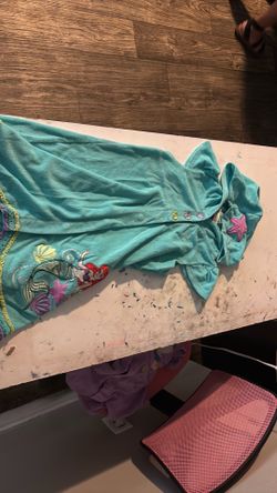Ariel bathing suit cover toddler
