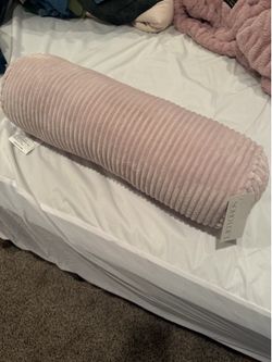 Beige Throw Pillow