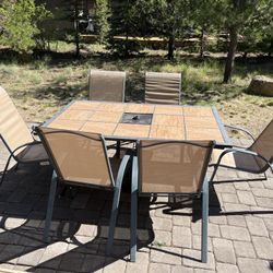Patio Table And 8 Chairs