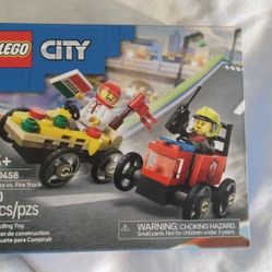 LEGO City Pizza vs Firetruck Brand New Sealed