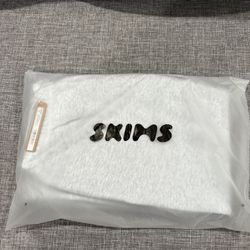 SKIMS COTTON FLEECE CLASSIC STRAIGHT LEG PANT LIGHT HEATHER GREY Color SMALL Size BRAND NEW