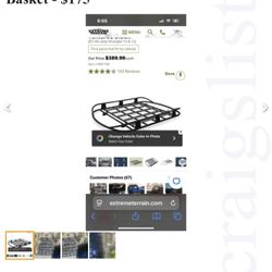 Thule Canyon XT Roof Top Cargo Basket