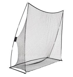 Amazon Basics Portable Golf Net, Practice Hitting Net for Indoor/Outdoor, Quick Setup, Black