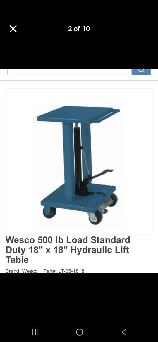 Lift Need Gone Today