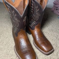 Ariat Men's Sport Western Peanut Butter Square Toe Cowboy Boots Size 11