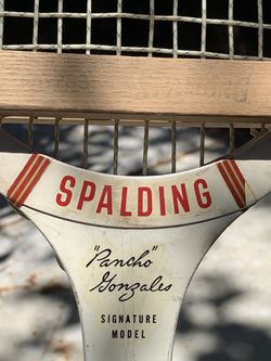 Pancho Gonzalez Vintage Spalding Tennis Racket